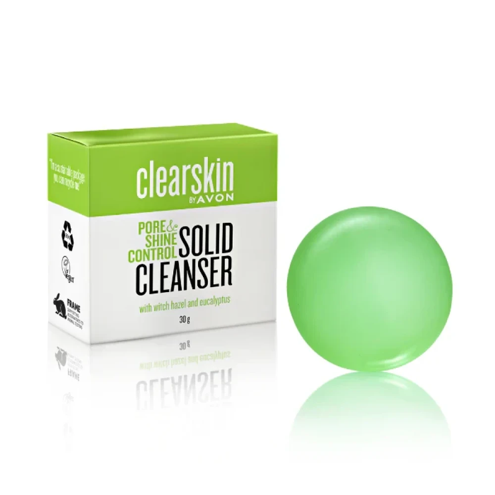 Avon Clearskin Pore and Shine Control Solid Cleanser 30g