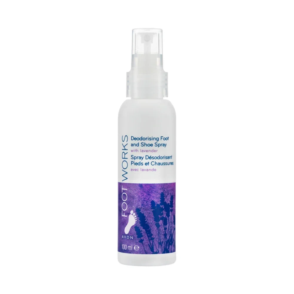 Avon Footworks Deodorising Foot Spray with Lavender