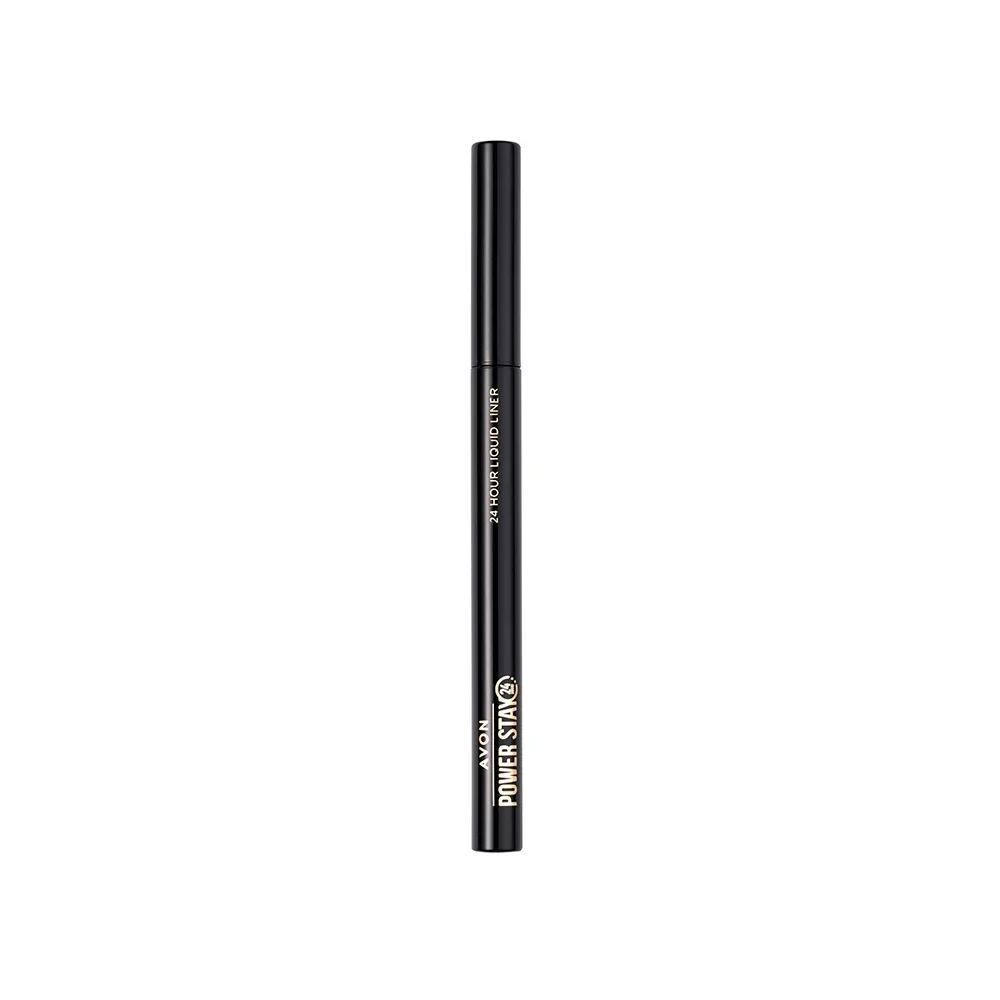 Avon Power Stay 24-Hour Liquid Eyeliner Blackest Black