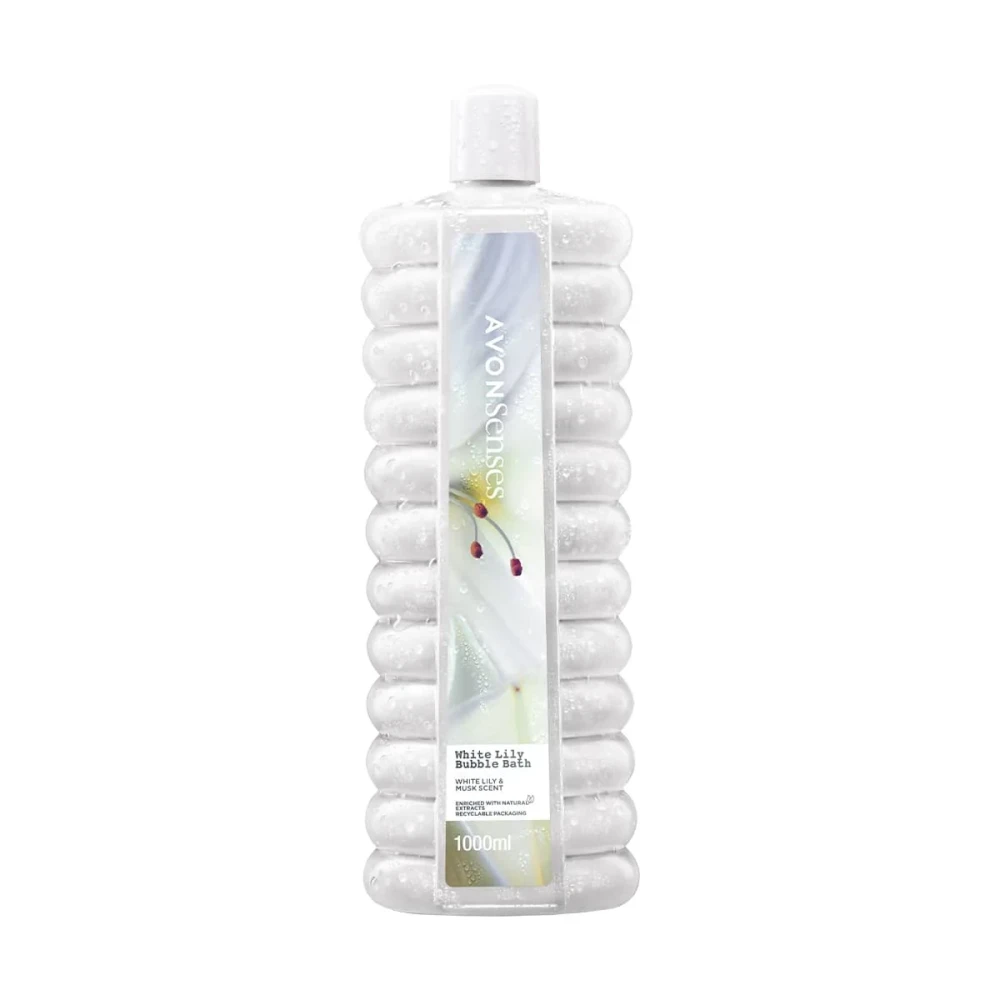 Avon Senses White Lily Bubble Bath 1000ml